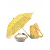Parasol, plecak i nerka -zestaw star Minikane