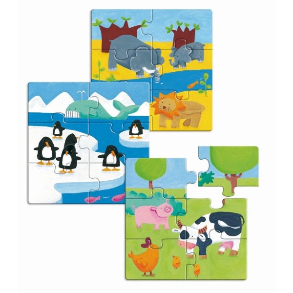 Puzzle Duo dwuelementowe Puzzle Duo dwuelementowe