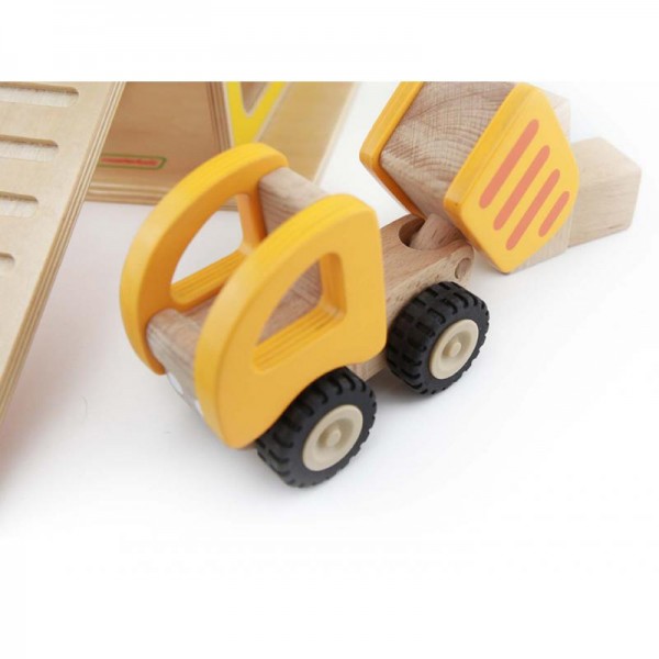Drewniany plac budowy - makieta Masterkidz Drewniany plac budowy - makieta Masterkidz