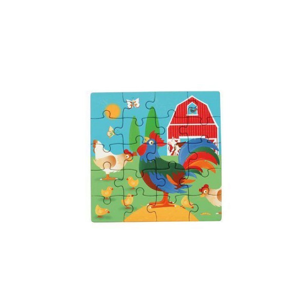 Puzzle magnetyczne farma -książka podróżna, Scratch