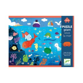 Kartonowe puzzle gigant "W morzu", Djeco