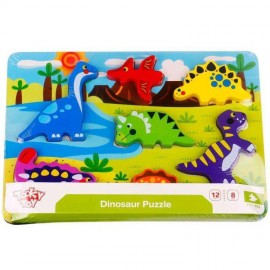 Grube puzzle - dinozaury, Tooky Toy