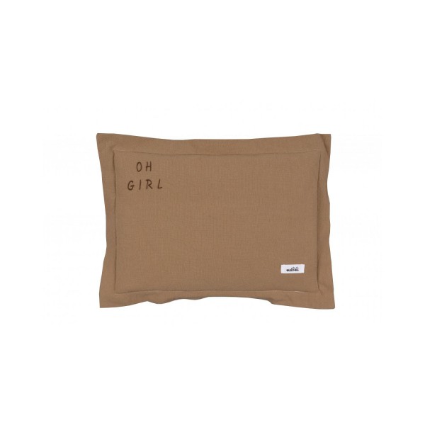 Poduszka OH GIRL washed camel s Poduszka OH GIRL washed camel s