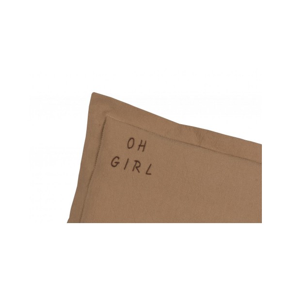Poduszka OH GIRL washed camel s Poduszka OH GIRL washed camel s