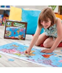 Puzzle XXL mama świata i plakat, Orchard Toys