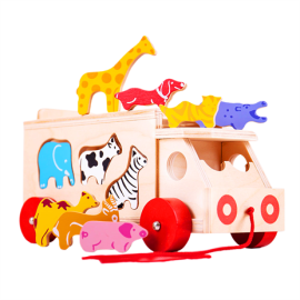 Drewniany sorter ciężarówka Bigjigs