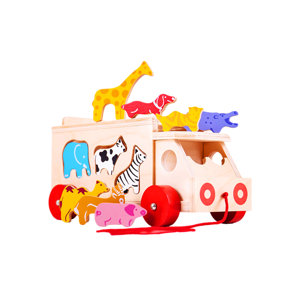 Drewniany sorter ciężarówka Bigjigs Drewniany sorter ciężarówka Bigjigs