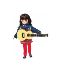 Lalka Lottie z gitarą - gitarzystka Lalka Lottie z gitarą - gitarzystka