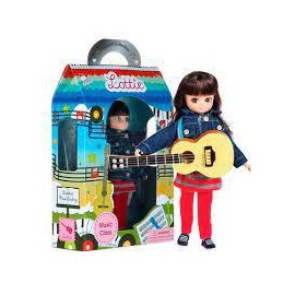 Lalka Lottie z gitarą - gitarzystka