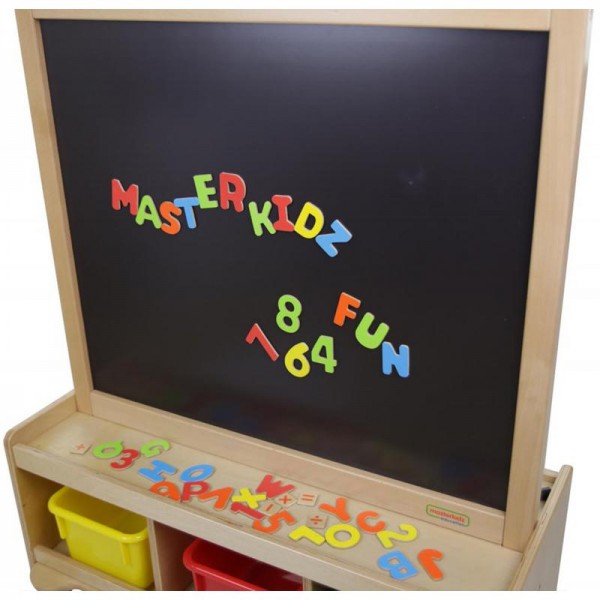 Dwustronna magnetyczna tablica kredowa, Masterkidz