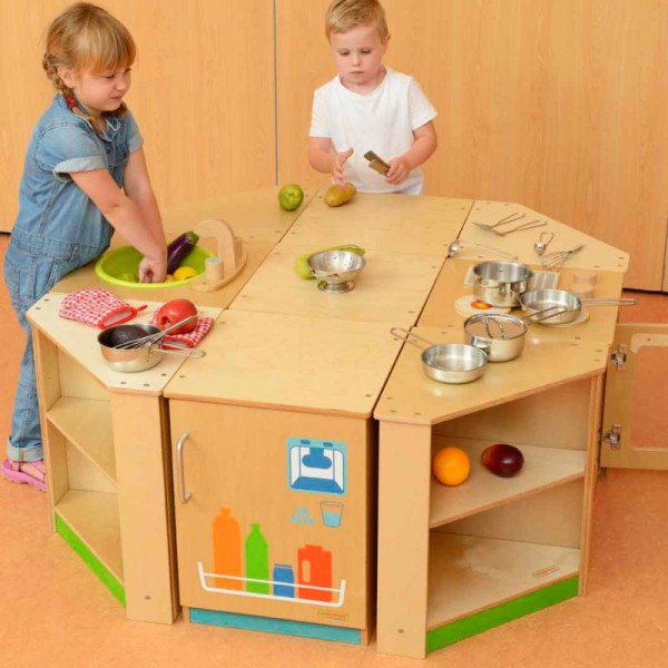 Drewniana lodówka, Masterkidz Drewniana lodówka, Masterkidz