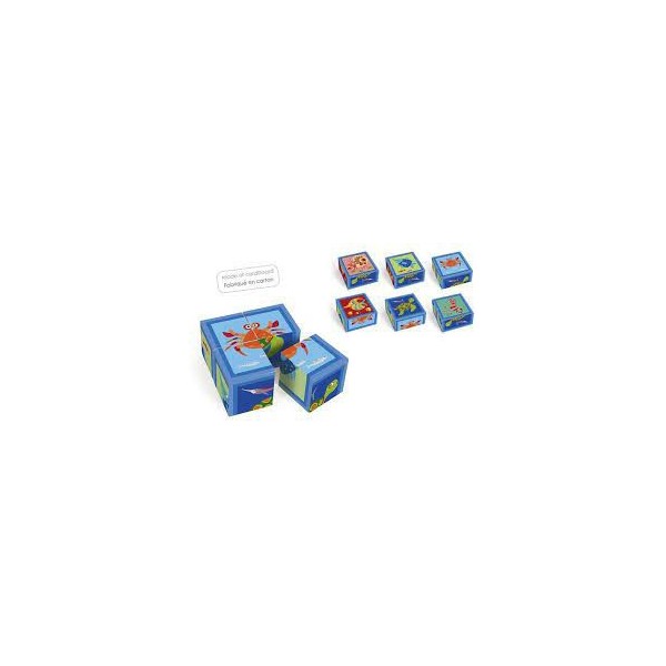 Puzzle 4 klocki ocean Scratch