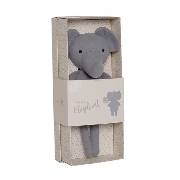 Przytulanka słoń - pudełko prezentowe Jabadabado