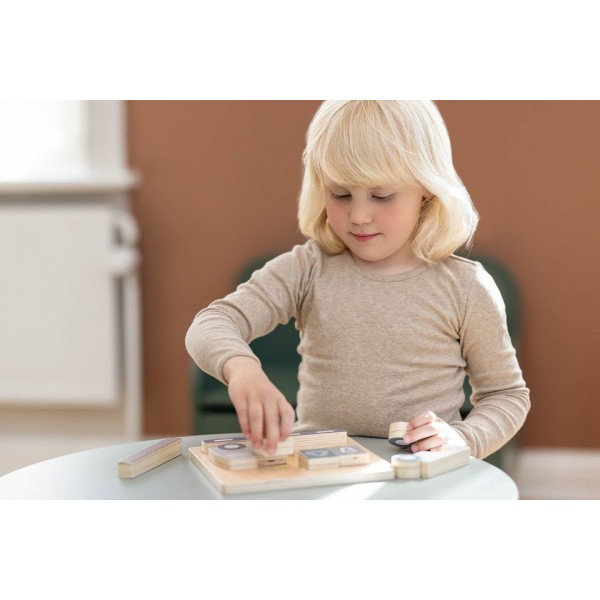 Drewniane puzzle lody, Flexa