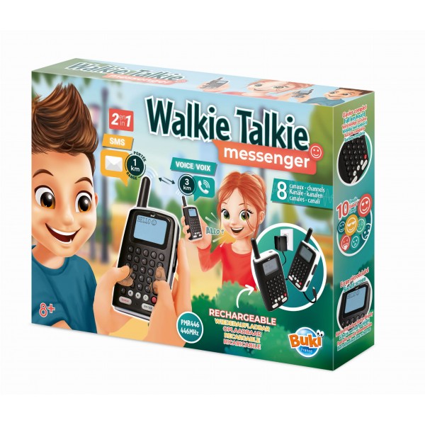 Walkie-talkie, messenger zasięg 3 km, Buki