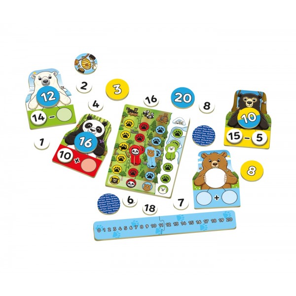 Liczymisie- Numbers Bears gra matematyczna Orchard Toys