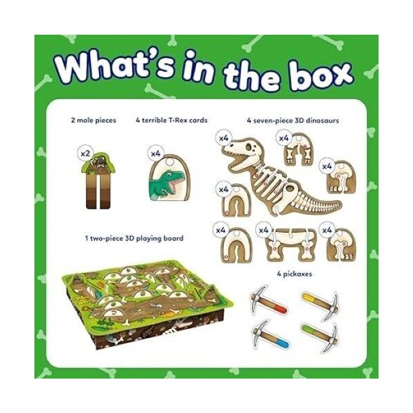 Wykopaliska dinozaurów - Dinosaur dig gra Orchard Toys