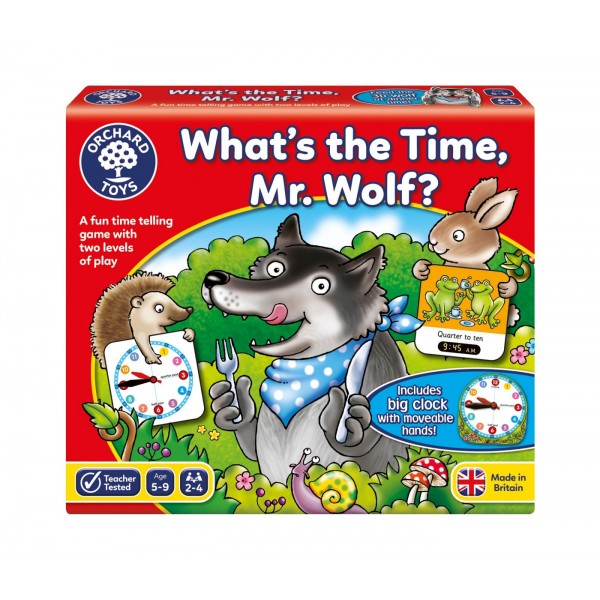 Która godzina panie Wilku? What's the time Mr. Wolf? Orchard Toys