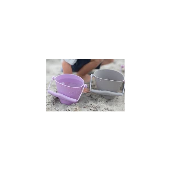 Składane wiaderko do wody i piasku, liliowe Scranch Bucket