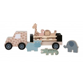 Drewniany samochód jeep...