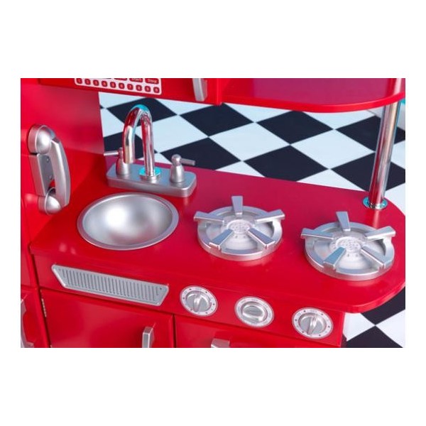 Red Vintage Kitchen