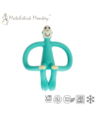 Matchstick Monkey, Gryzak Masujący ze Szczoteczką Zielony Matchstick Monkey, Gryzak Masujący ze Szczoteczką Zielony