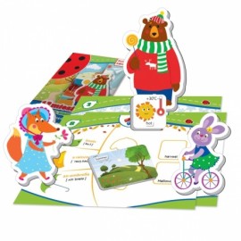 Magnetyczna gra 12 miesiecy w języku angielskim