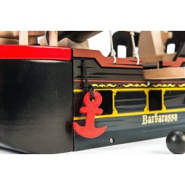 LE TOY VAN Barbarossa Pirate Ship statek piracki