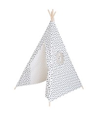 Biało-czarny namiot tipi Biało-czarny namiot tipi