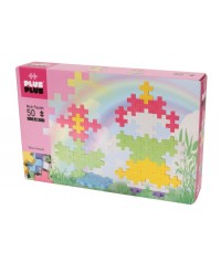 Plus-Plus, Midi Pastel - 50 szt. - Dziewczynka i Kwiatek Plus-Plus, Midi Pastel - 50 szt. - Dziewczynka i Kwiatek