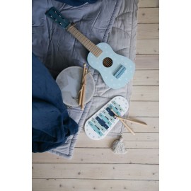 Drewniana gitara pastelowy niebieski Jabadabado