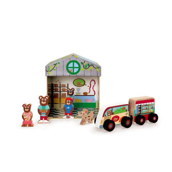 Domek, garaż 2w1 Scratch Domek, garaż 2w1 Scratch
