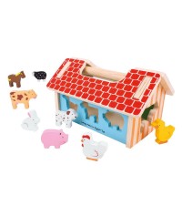 Domek na farmie sorter Bigjigs Domek na farmie sorter Bigjigs