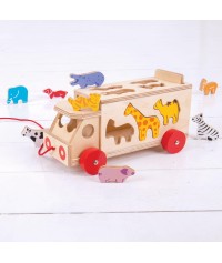 Drewniany sorter ciężarówka Bigjigs Drewniany sorter ciężarówka Bigjigs