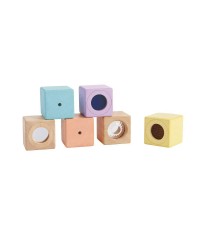 Interaktywne Pastelowe Klocki Plan Toys Interaktywne Pastelowe Klocki Plan Toys