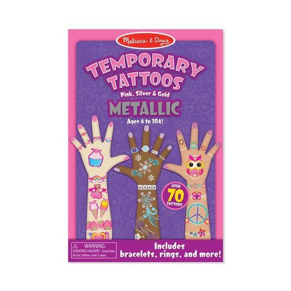 Metaliczne Tatuaże Melissa&Doug