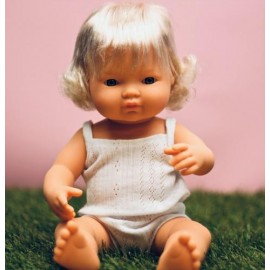 Pachnąca lalka chłopiec Europejczyk, Miniland 40cm
