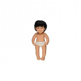 Pachnąca lalka chłopiec Azjata, Miniland 40cm