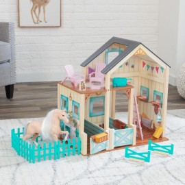 Drewniana Stajnia Domek Dla Lalki Sweet Meadow Kidkraft