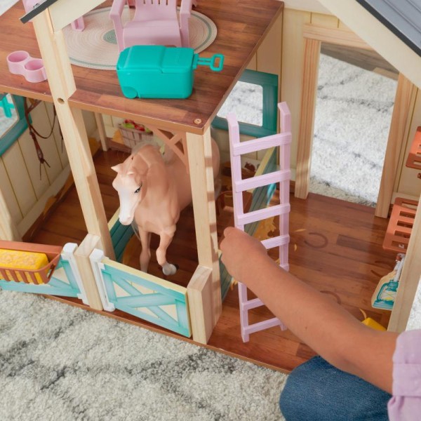 Drewniana Stajnia Domek Dla Lalki Sweet Meadow Kidkraft