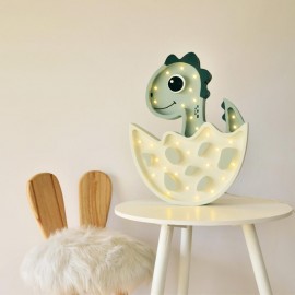 Dinozaur - drewniana lampa LED Lights My Love