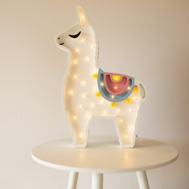 Lama - drewniana lampa LED Lights My Love