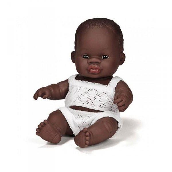 Pachnąca lalka chłopiec AFRYKAŃCZYK , Miniland 21cm