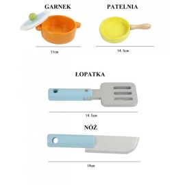 Drewniana kuchnia dla dzieci -urocza kuchenka