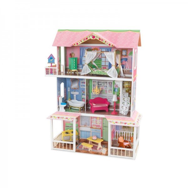 Drewniany domek dla lalek Sweet Savannah, Kidkraft