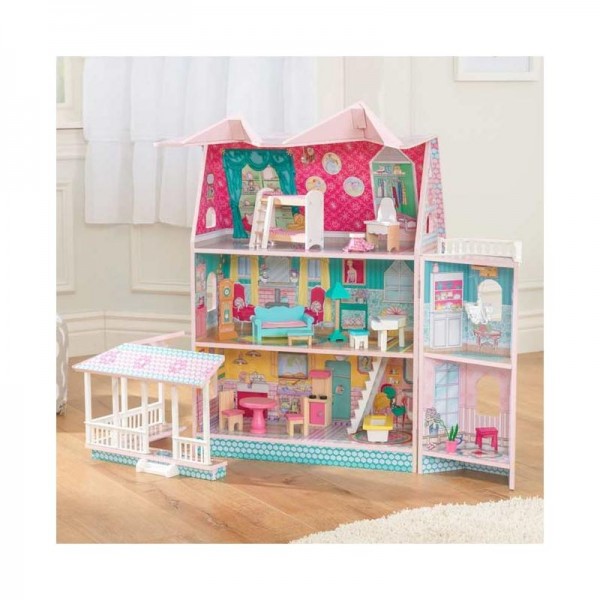 Drewniany domek dla lalek Abbey Manor, Kidkraft Drewniany domek dla lalek Abbey Manor, Kidkraft