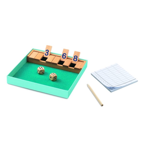 Shut the box kości Gra logiczna, Djeco